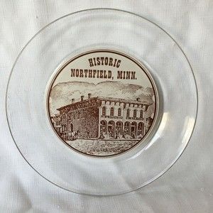 Arcoroc Historic Northfield Minnesota Glass Collector Souvenir Plate 9" France